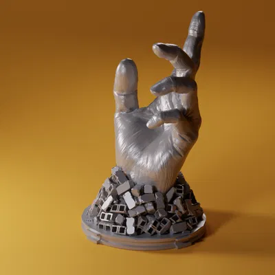 **Bàn tay giữa đống đổ nát sau trận động đất Morocco**