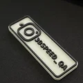 Medaill với logo mạng xã hội trên móc khóa - Thumbnail 1