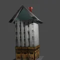 Nhà mới hiện đại với thiết kế đơn giản 3D - Thumbnail 1