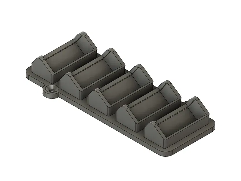 Giá đỡ WAGO 5x 5W cho DIN liền với lỗ lắp đặt - Image 2