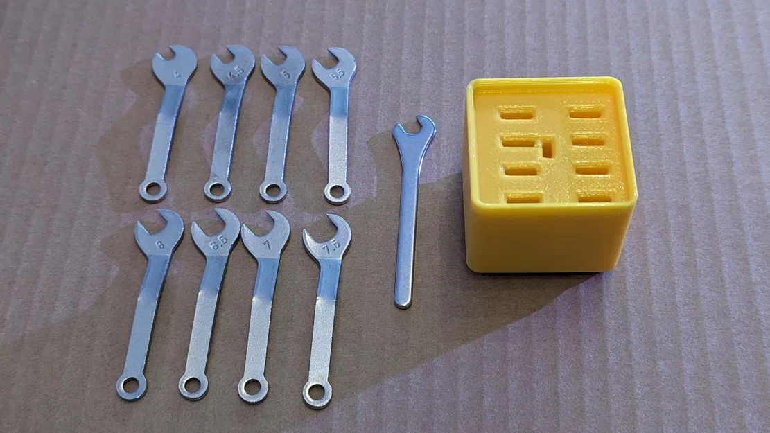 Giá đỡ Gridfinity cho cờ lê nhỏ Mirco (SW4 ... SW 7.5) - Image 2