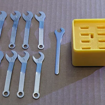 Giá đỡ Gridfinity cho cờ lê nhỏ Mirco (SW4 ... SW 7.5)