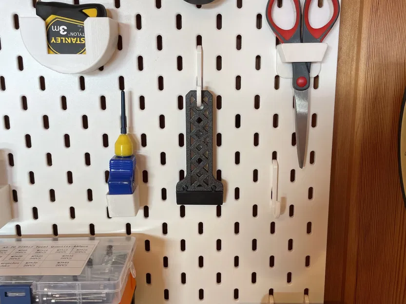 Cán dao cạo thay lưỡi - điều chỉnh cho móc treo IKEA SKADIS - Image 1