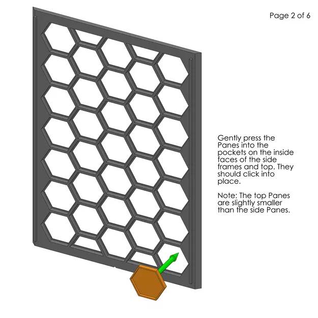Đèn bàn hình lục giác màu đen và cam cho không gian làm việc Prusa - Image 5