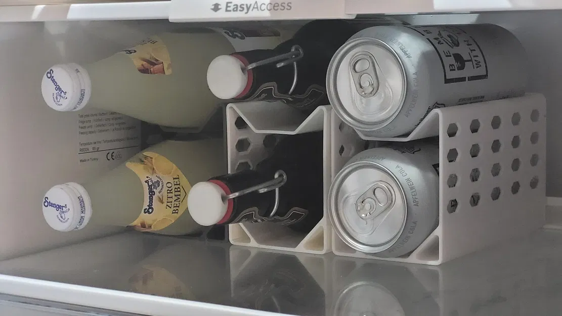 Giá đỡ chai cho tủ lạnh cho 2 chai hoặc lon - Image 2