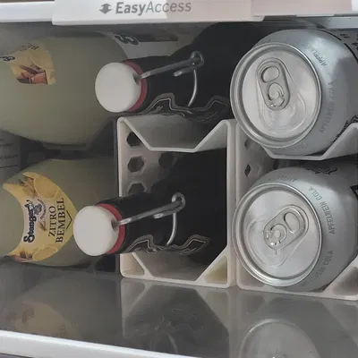 Giá đỡ chai cho tủ lạnh cho 2 chai hoặc lon