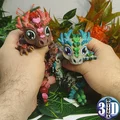 Rồng nhỏ dễ thương có khớp nối, in sẵn không cần hỗ trợ - Thumbnail 9