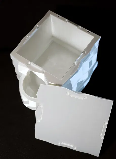 Nơi trú ẩn ẩm cho bò sát LowPoly góc terrarium - Image 2