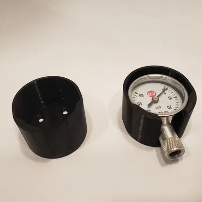 Giá đỡ đồng hồ đo áp suất lốp treo tường