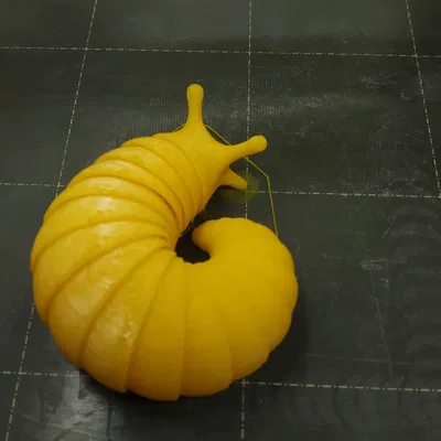 Ốc sên thân thiện cuộn tròn nghệ thuật khổng lồ