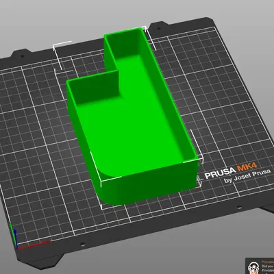 Thùng rác phản chiếu bên trái cho Original Prusa Enclosure MK4