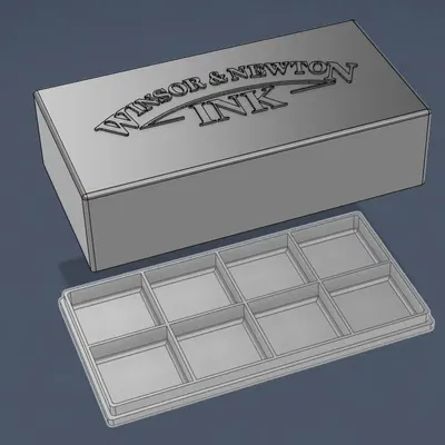 Khay mực Winsor & Newton với nắp đậy