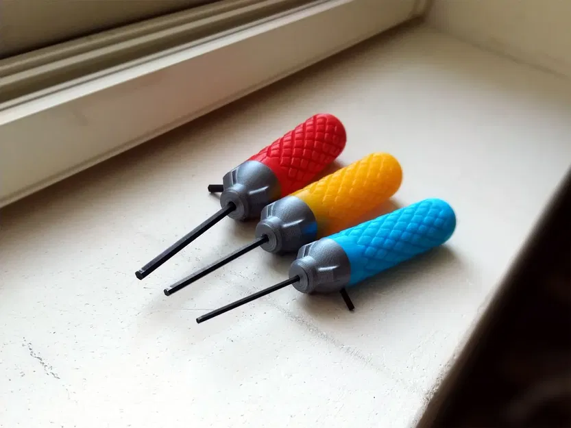 Cán cờ lê Allen cho các kích thước M1.5, M2, M2.5, M3, M4 và M5 - Image 1