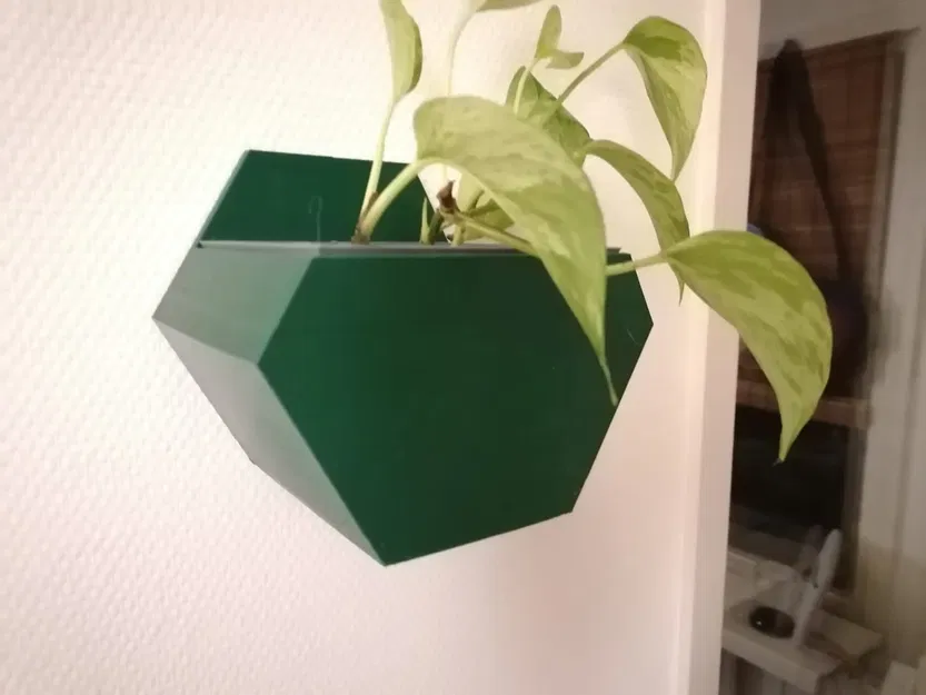 Chậu cây treo tường hình lục giác đơn giản - Image 1