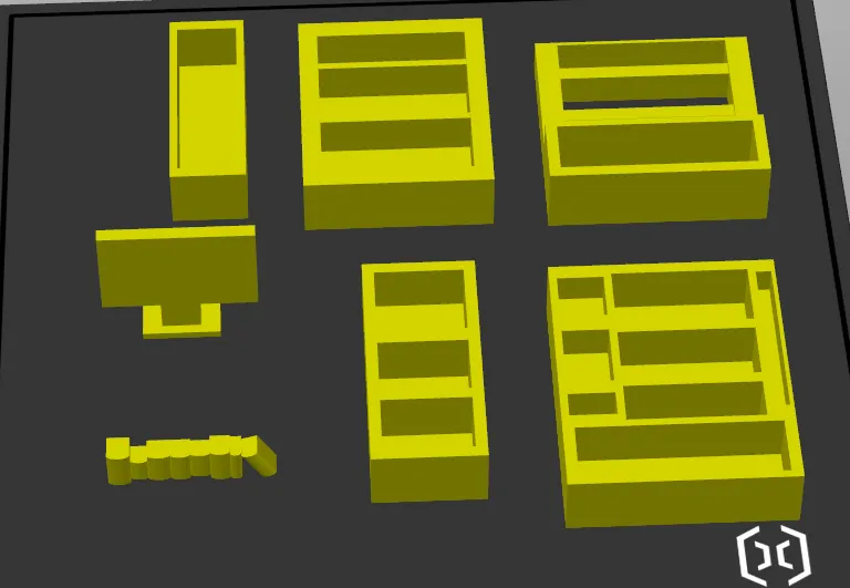 Nội thất phòng khách cho ngôi nhà búp bê - Image 1