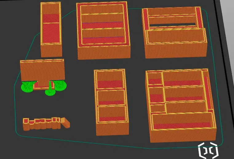 Nội thất phòng khách cho ngôi nhà búp bê - Image 2