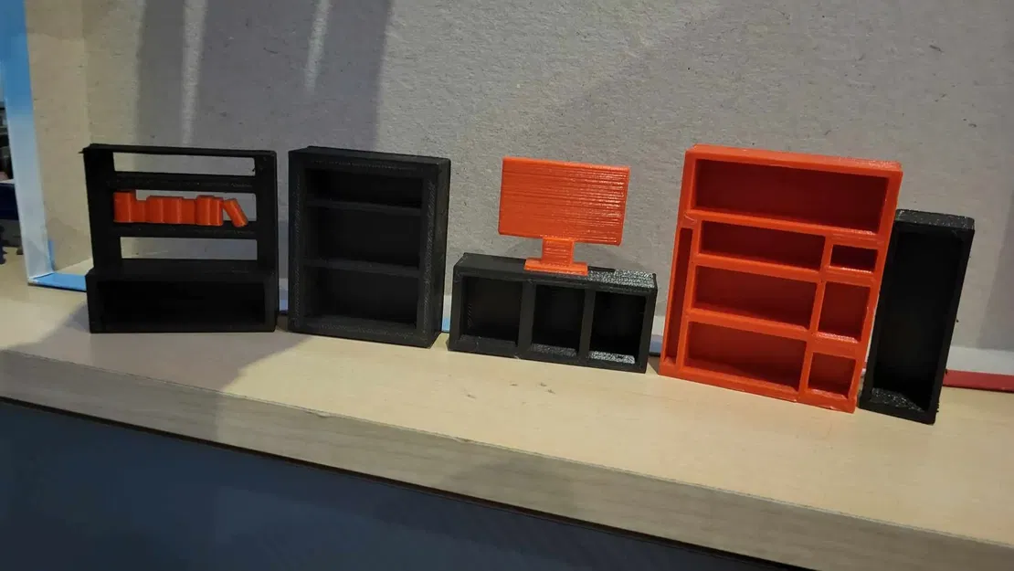 Nội thất phòng khách cho ngôi nhà búp bê - Image 5