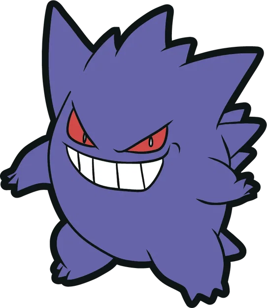 Gengar đa sắc màu trong nghệ thuật HueForge - Image 1