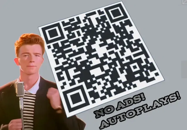 Mã QR Rick Roll hài hước cho trường học - Image 1