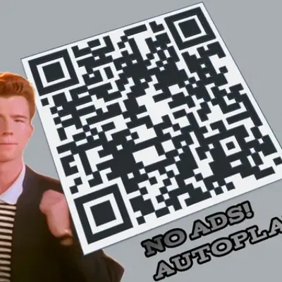 Mã QR Rick Roll hài hước cho trường học