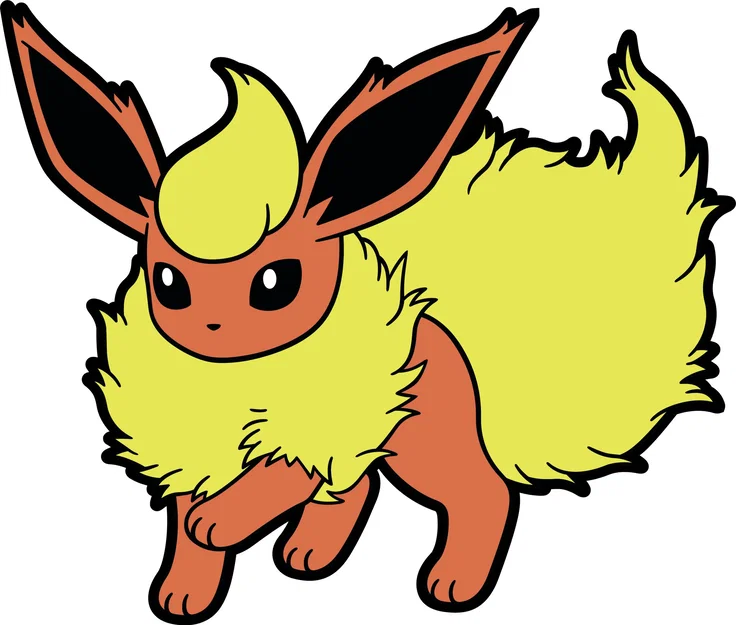 Mô hình Flareon đa sắc màu trong nghệ thuật HueForge - Image 1