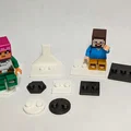 Giá đỡ minifigure LEGO nhiều hình dạng và giá treo tường - Thumbnail 1