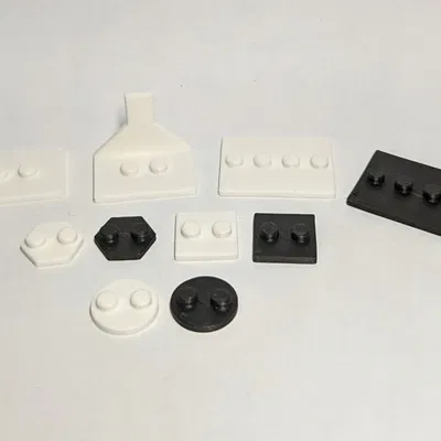 Giá đỡ minifigure LEGO nhiều hình dạng và giá treo tường