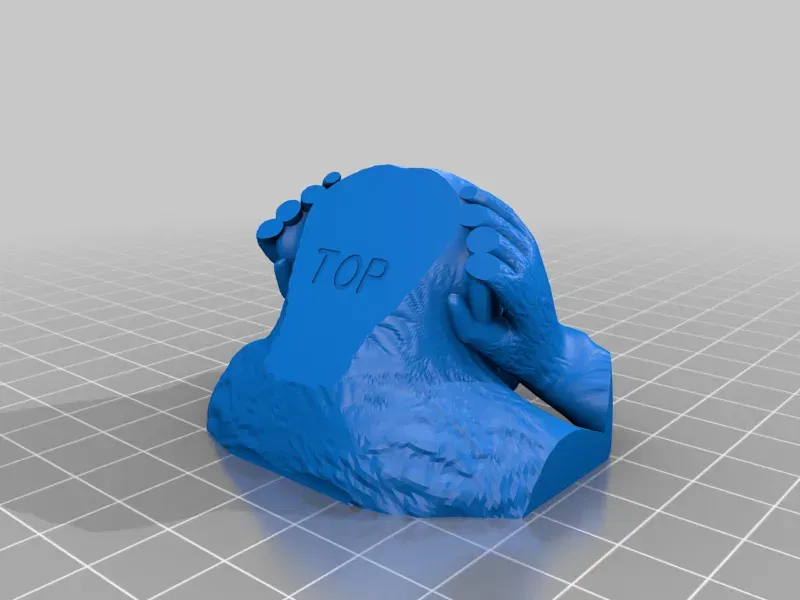 Đầu khỉ thông thái cho móc treo pop-up - Image 1