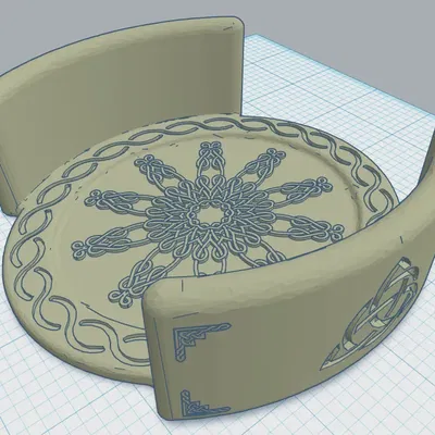 Giá đỡ lót ly với biểu tượng Celtic