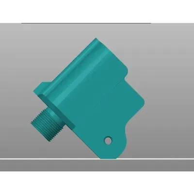 Thân súng Harlot có ren 1/2-28 bên phải