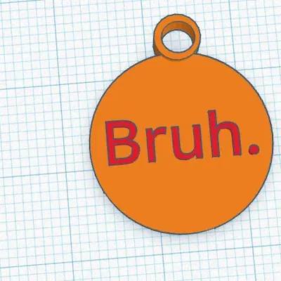 Móc khóa nhân vật Bruh độc đáo