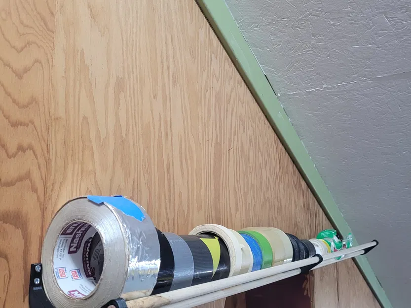 Giá đỡ cuộn băng keo bằng gỗ 1/2 inch - Image 2