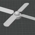Quạt trần mini cho đồ nội thất nhà búp bê - Thumbnail 5