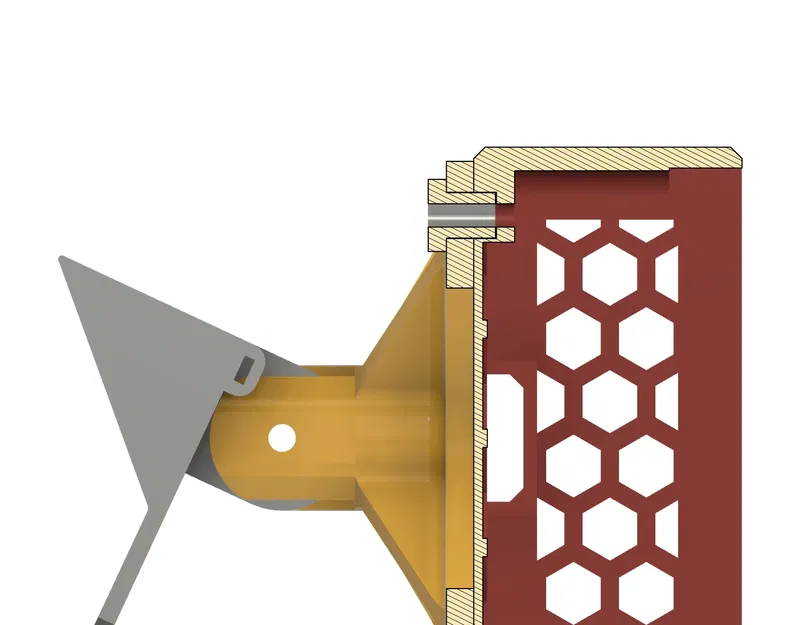 Giá đỡ Octopi cho vỏ Prusa với màn hình Hyperpixel 4 - Image 6