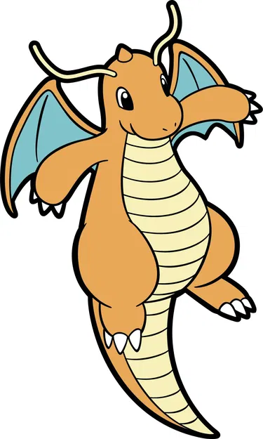 Rồng Dragonite đa sắc màu từ HueForge - Image 1