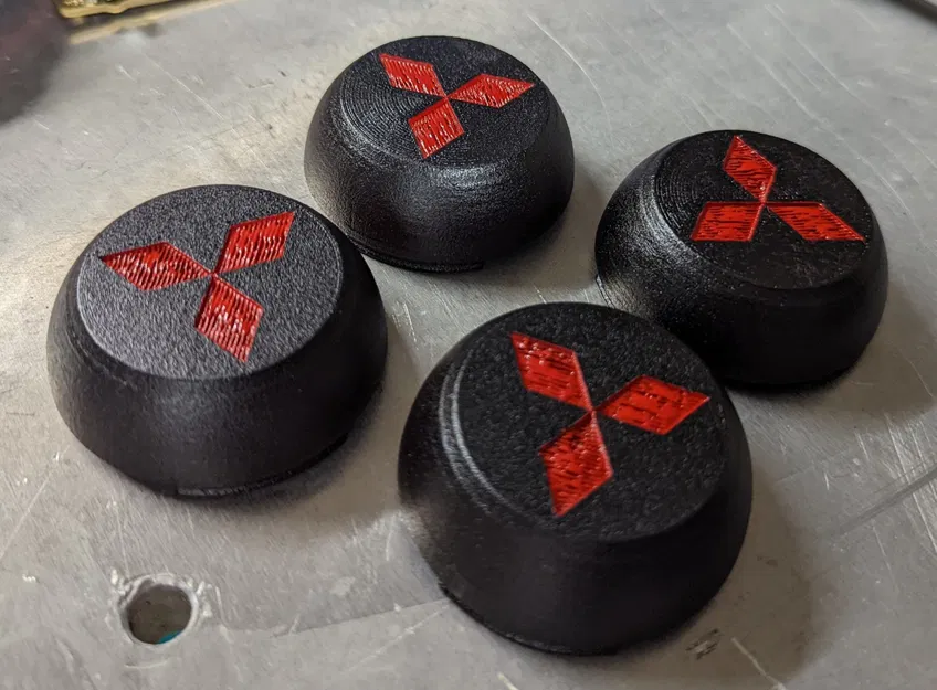 Nắp trung tâm bánh xe 60mm cho xe tải mini - Image 2