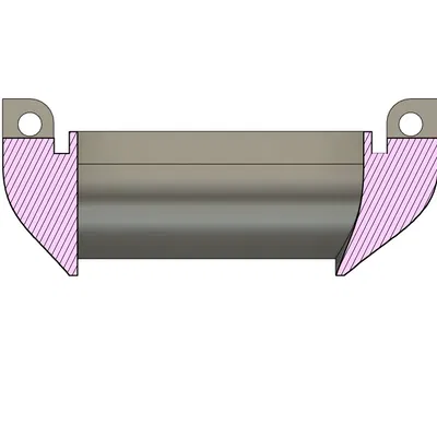 Ống dẫn quạt SV06 Plus cho vòi phun E3D Volcano tiêu chuẩn