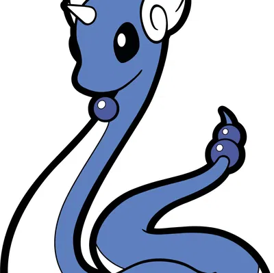 Rồng Dragonair đa sắc màu từ HueForge