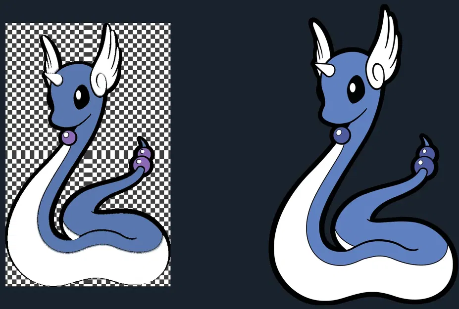 Rồng Dragonair đa sắc màu từ HueForge - Image 2