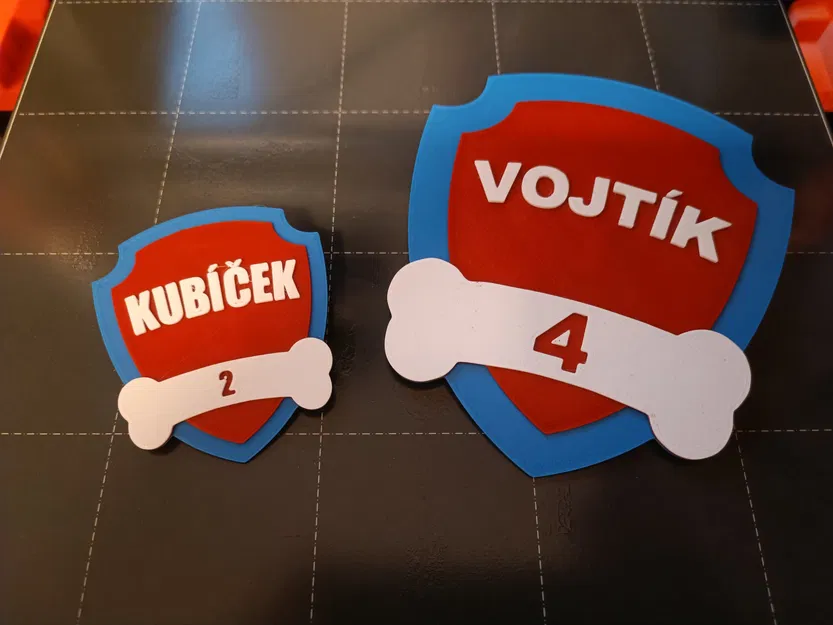 Biểu trưng Paw Patrol cá nhân hóa với tên của bạn - Image 1