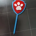 Pin gắn cupcake hình Paw Patrol - Thumbnail 2
