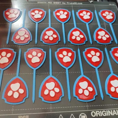 Pin gắn cupcake hình Paw Patrol