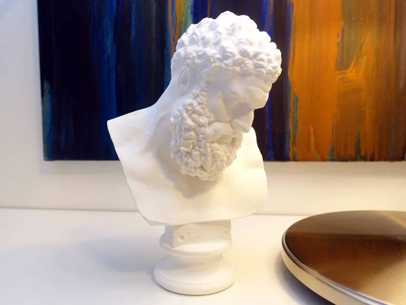 Tượng bán thân Hercules Farnese bằng đá cẩm thạch - Image 6