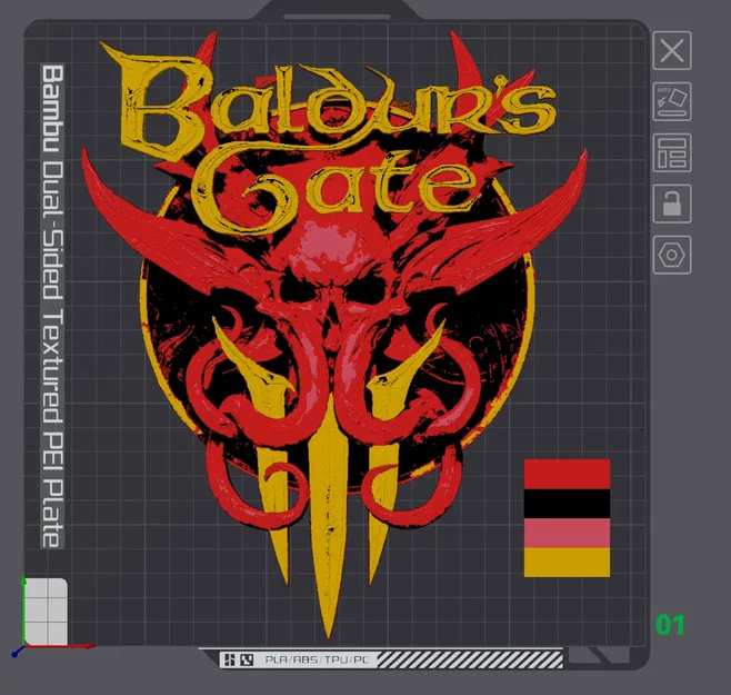 Biểu tượng remix Baldur's Gate 3 với lớp sơn độc đáo - Image 1