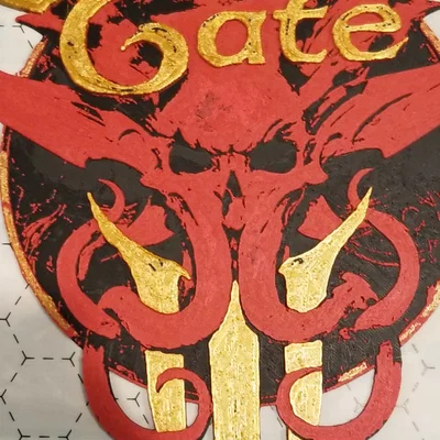 Biểu tượng remix Baldur's Gate 3 với lớp sơn độc đáo