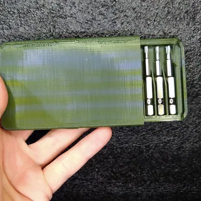 Hộp đựng bit tua vít 50 mm cho 12 đầu nối ¼ inch