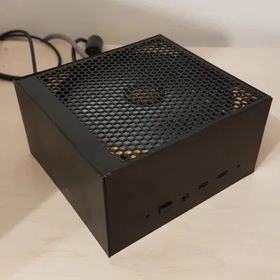 Vỏ máy tùy chỉnh cho Minisforum UM690 với quạt 120mm