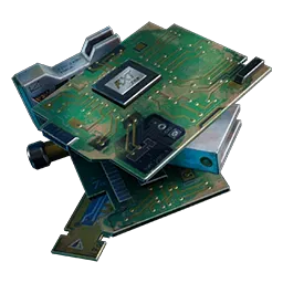 Bảng mạch cũ từ trò chơi The Cycle: Frontier