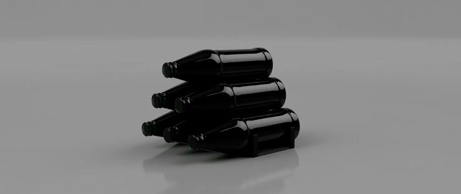 Giá đỡ chai bia cho 6 chai 0,5l - Image 1