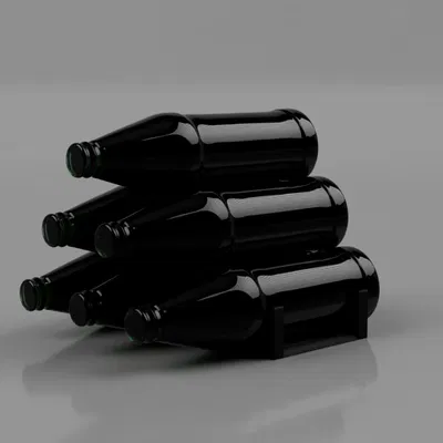 Giá đỡ chai bia cho 6 chai 0,5l